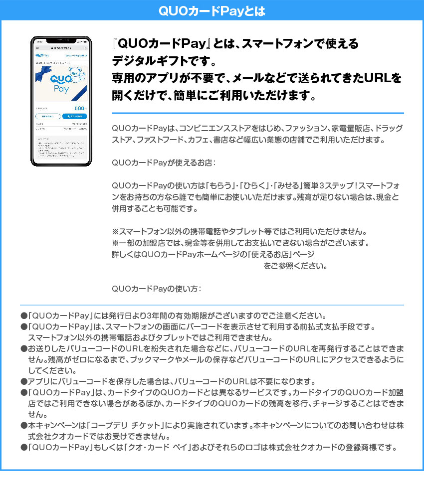 QUOカードPayとは