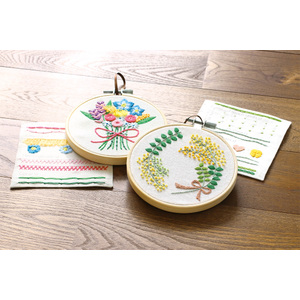 作品イメージ(図案やステッチの名前はプリント済み!)